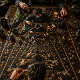 Das endlose Puzzle Unendliche Illusion