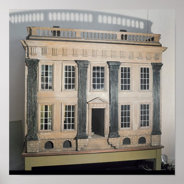 Das englische Puppenhaus des Großen Hauses Poster (Vorne)