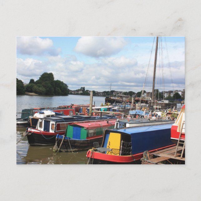 Das englische Thamess Postkarte (Vorderseite)