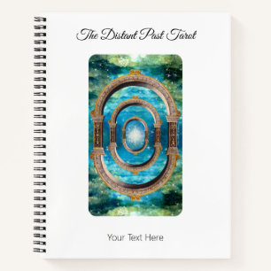 Das entfernte Deck-Divinationsobjekt der vergangen Notizbuch