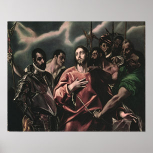Das Entkleiden von Christus Poster