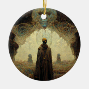 Das Entryway Dark Fantasy Sci-Fi Keramik Ornament