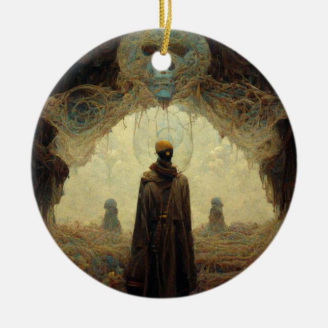 Das Entryway Dark Fantasy Sci-Fi Keramik Ornament (Vorne)