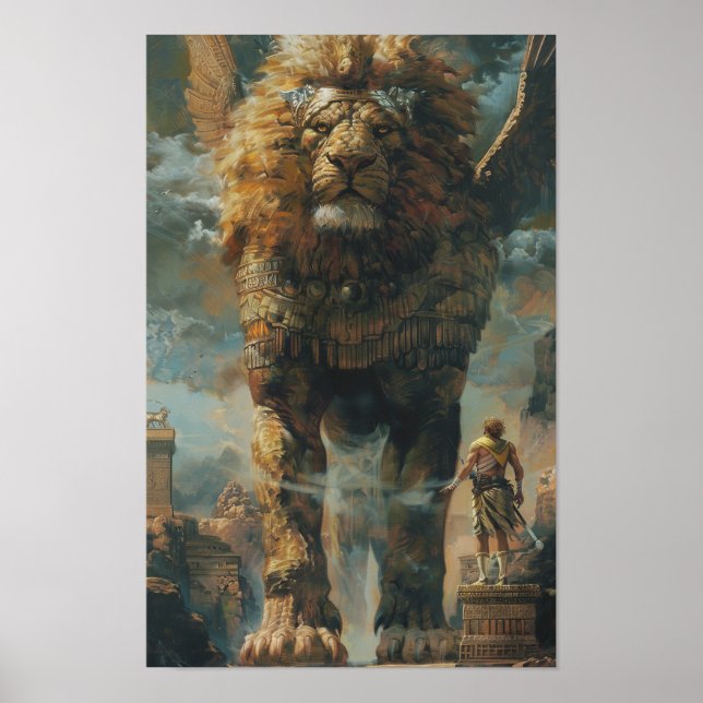 Das Epic von Gilgamesh Inspiriertes Poster (Vorne)