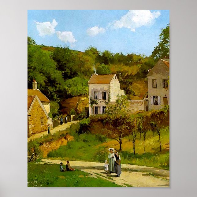 Das Erbe der Pontoise von Camille Pissarro Poster (Vorne)