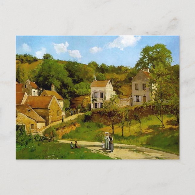 Das Erbe der Pontoise von Camille Pissarro Postkarte (Vorderseite)