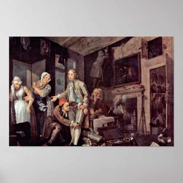 Das Erbe " von Hogarth William Poster (Vorne)