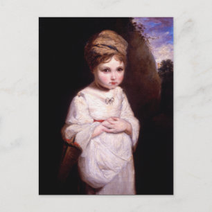 Das Erdbeermädchen Postkarte