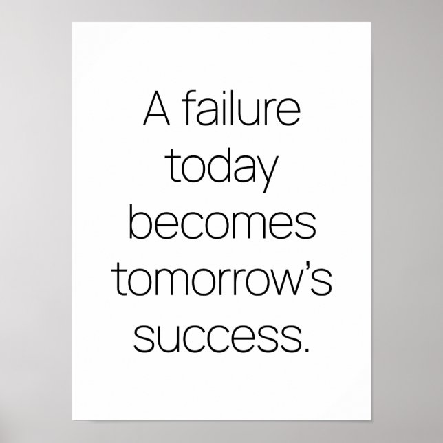 Das Erfolgsplakat von morgen Poster (Vorne)