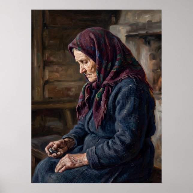 Das Erinnernde Frauen Geist Portrait Poster (Vorne)
