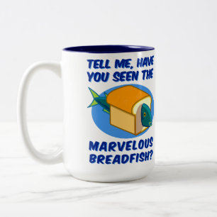 Das erstaunliche Breadfish Zweifarbige Tasse