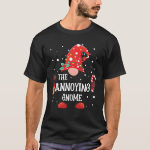 Das erstaunliche Gnome-Matching-Familienweihnachts T-Shirt