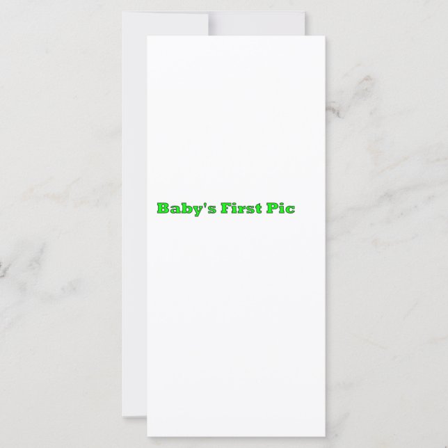 Das erste Bild des Babys Das MUSEUM Zazzle Geschen (Vorderseite)