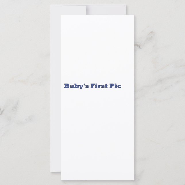 Das erste Bild des Babys Das MUSEUM Zazzle Geschen (Vorderseite)