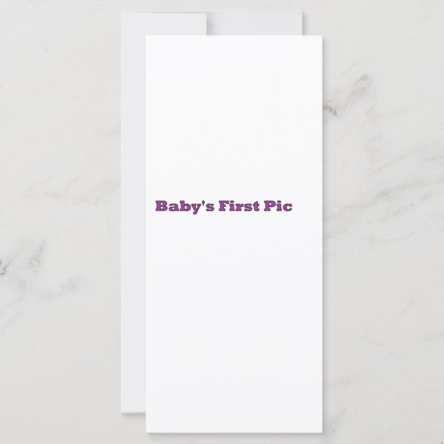 Das erste Bild des Babys Das MUSEUM Zazzle Geschen (Vorderseite)