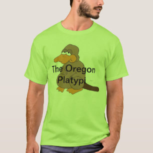 Das erste der Wäscheleine Oregons Platypi T-Shirt