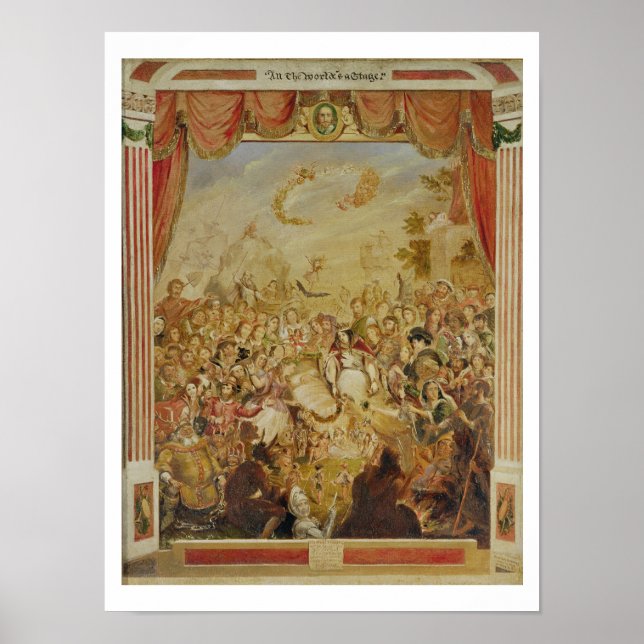 Das erste Erscheinungsbild von William Shakespeare Poster (Vorne)