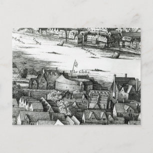 Das erste Globe Theater oder das Rose Theater Postkarte