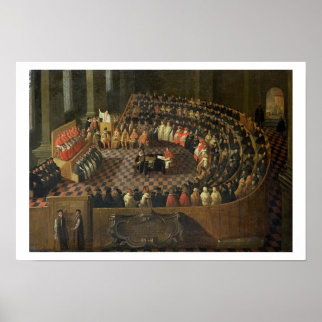 Das erste Kapitel des 25. Rats von Trent, Ve Poster (Vorne)