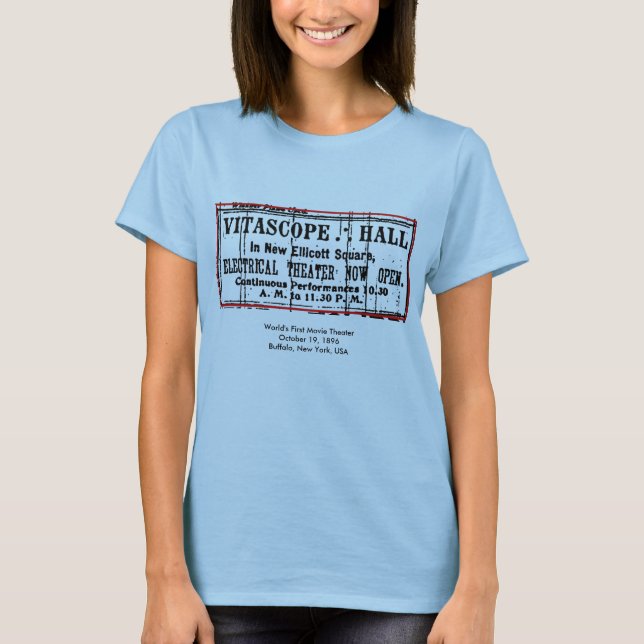 Das erste Kino der Welten - Vitascope Hall T-Shirt (Vorderseite)