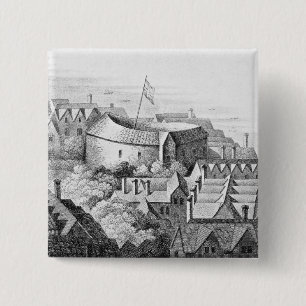 Das erste Kugel-Theater oder Rosen-Theater Button