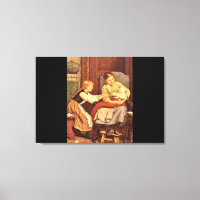 Das erste Lächeln', Albert Anker_Groups und Figure