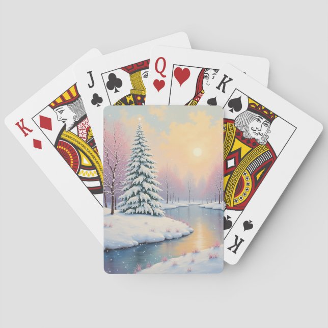 Das erste Licht des Winters Spielkarten (Rückseite)