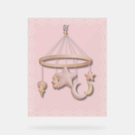 Das erste Mobiltelefon des Babys | Moon and Stars  Acrylschild