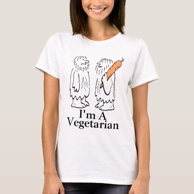 Das erste Vegetarier T-Shirt (Vorderseite)