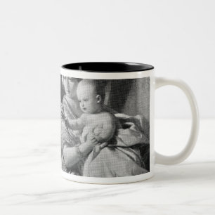 Das erste vom Mai 1851, graviert durch Werner Zweifarbige Tasse