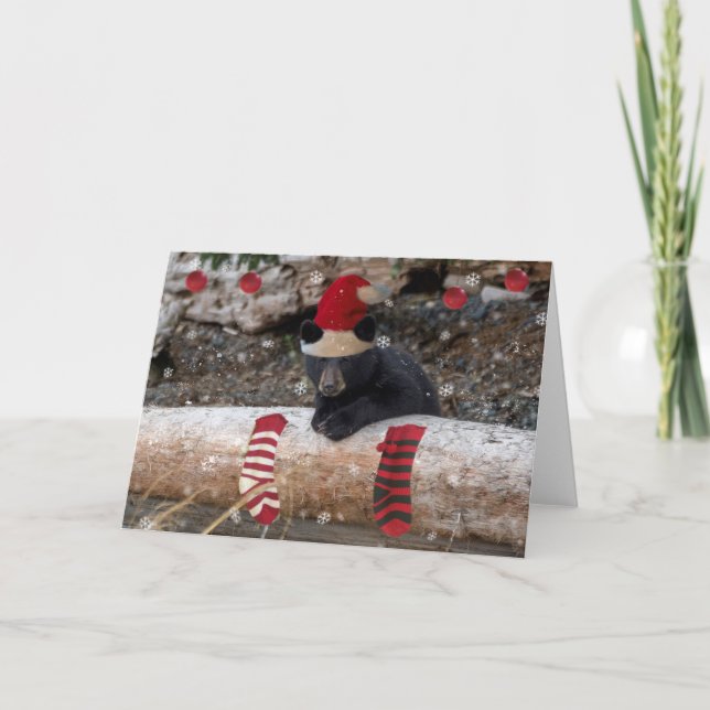 Das erste Weihnachten der Cubs Karte (Vorderseite)