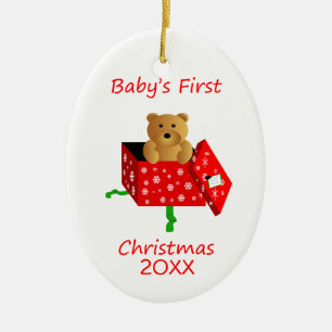 Das erste Weihnachten des Babys Keramik Ornament