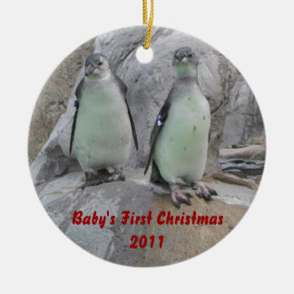 Das erste Weihnachten des Babys Keramikornament