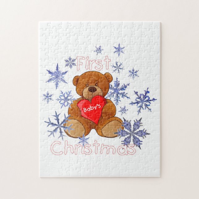 Das erste Weihnachten des Babys Puzzle (Vertikal)