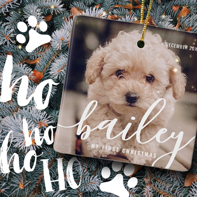 Das erste Weihnachts-Foto des Hauses Keramikornament (Von Creator hochgeladen)