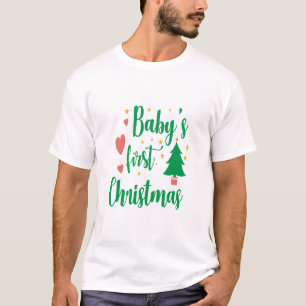 Das erste Weihnachtsfest des Babys - Adorable Fest T-Shirt