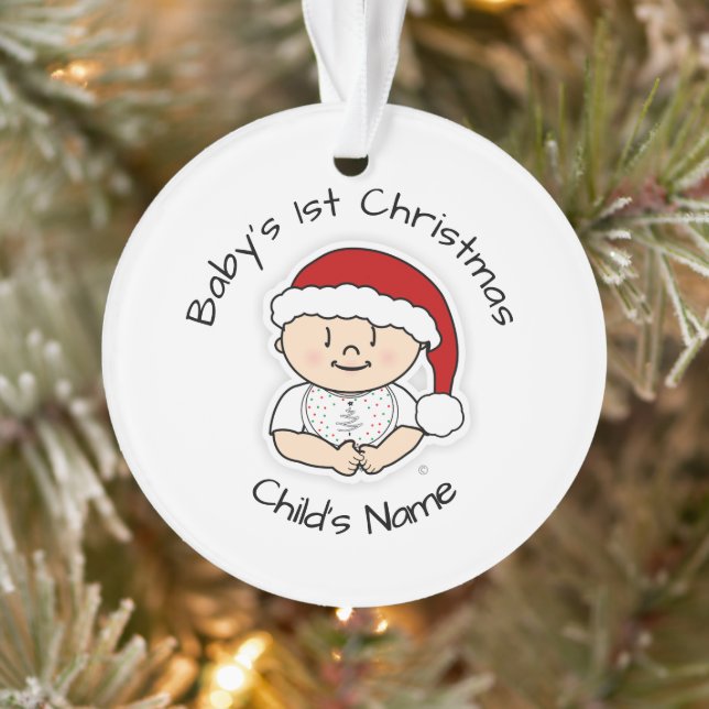 Das erste Weihnachtsgeschenk des Babys - Personali Ornament (Baum)