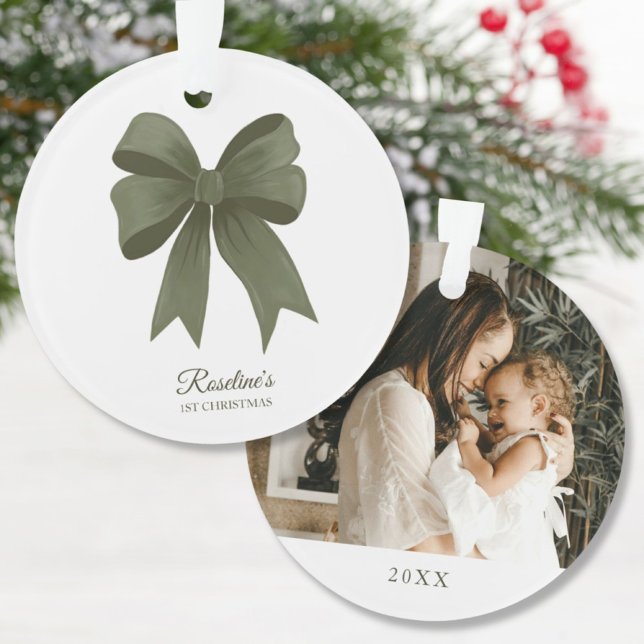 Das erste Weihnachtsgeschenk für Junge Mutter Ornament (Baby's 1st Christmas)