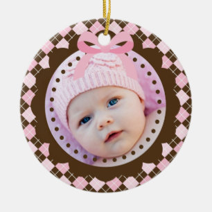 Das erste Weihnachtsschmuck des Babys