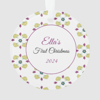 Das erste Weihnachtsschmuck des Babys Ornament