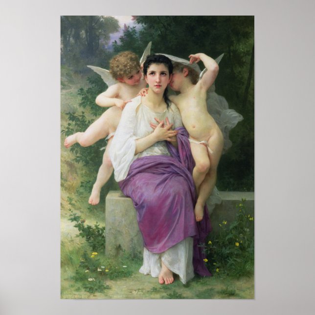 Das Erwachen des Herzens, 1892 Poster (Vorne)
