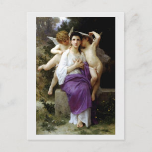 "Das Erwachen des Herzens" von Bouguereau Postkarte