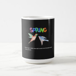 Das Erwachen: Eine visuelle Hommage an den Frühlin Kaffeetasse