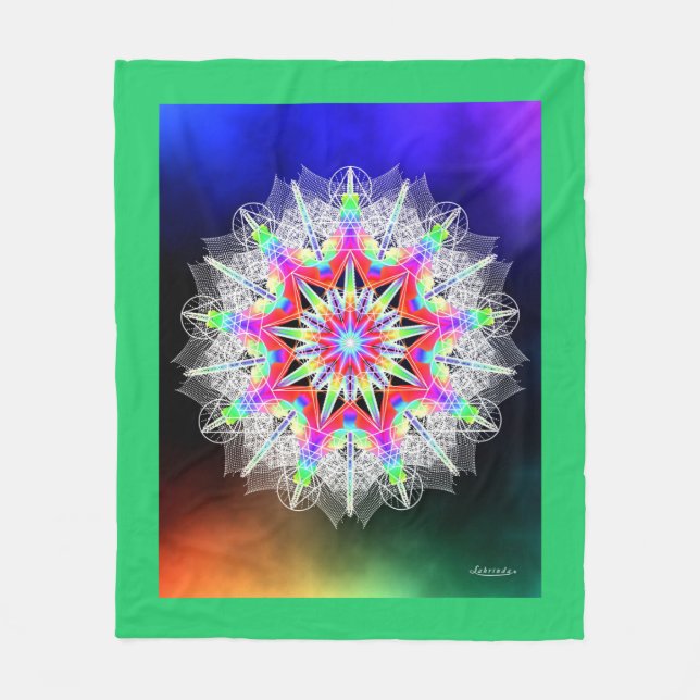 Das erwachende Fleece Blanket (Vorderseite)