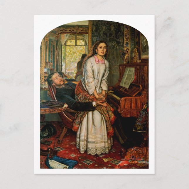 Das erwachende Gewissen Postkarte (Vorderseite)