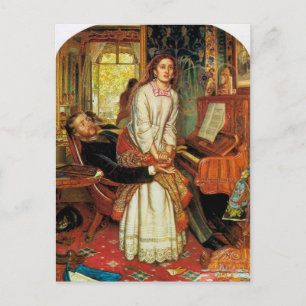 Das erwachende Gewissen von William Holman Hunt Postkarte