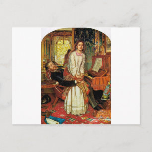 Das erwachende Gewissen von William Holman Hunt Postkarte