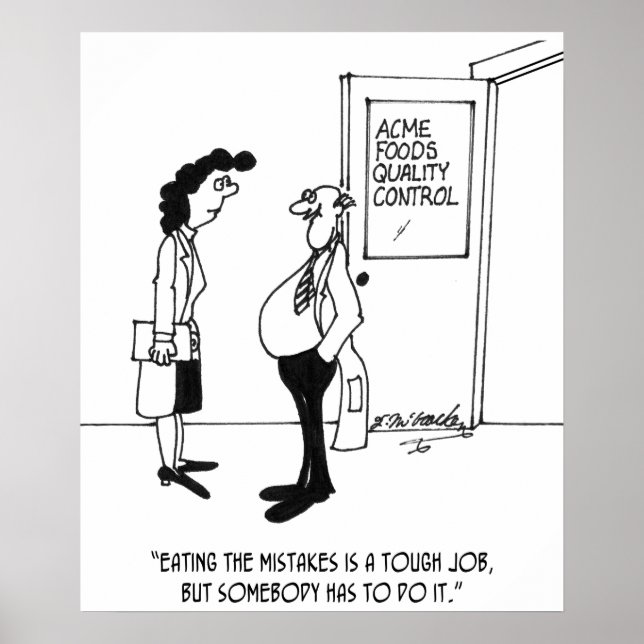 Das Essen der Fehler Poster (Vorne)