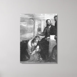 Das Essen im Haus Simon des Pharisees Leinwanddruck