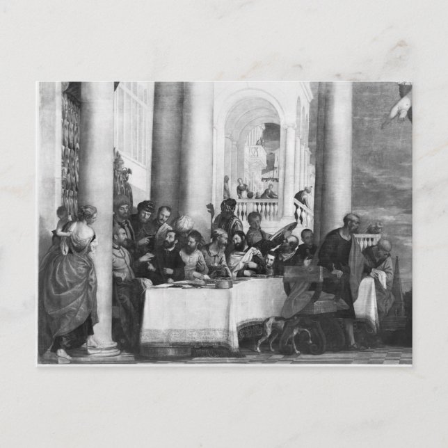 Das Essen im Haus Simon des Pharisees Postkarte (Vorderseite)
